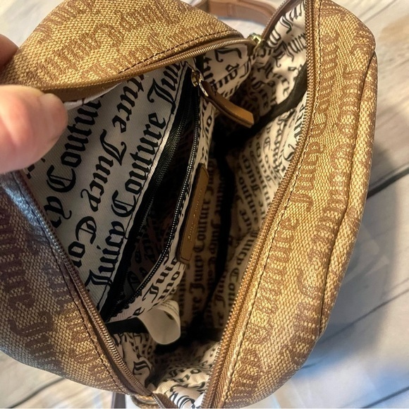 Juicy Couture Modern Chic Medium Macroon Dot Backpack- Brown 🔥EUC🔥 - Picture 9 of 15